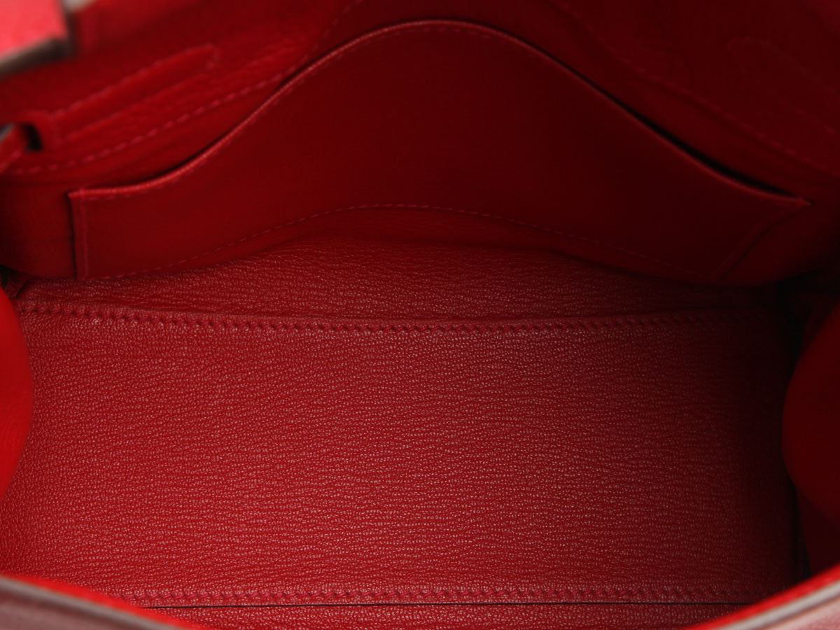 Hermès Rouge Casaque Clémence Kelly Ado II Backpack - Image 10