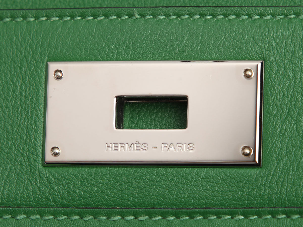 Hermès Vert Bengale Swift and Evercolor Toolbox 26 - Image 9