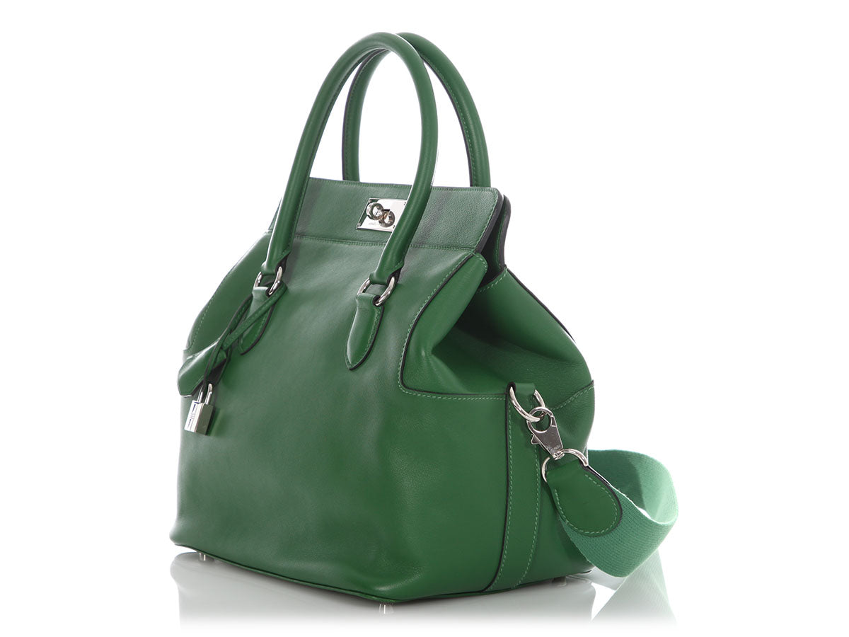 Hermès Vert Bengale Swift and Evercolor Toolbox 26 - Image 3