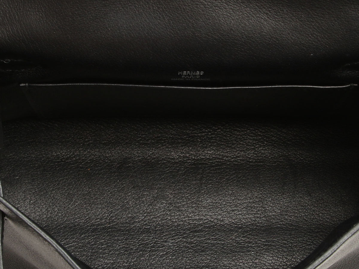 Hermès Black Swift Kelly Pochette - Image 10