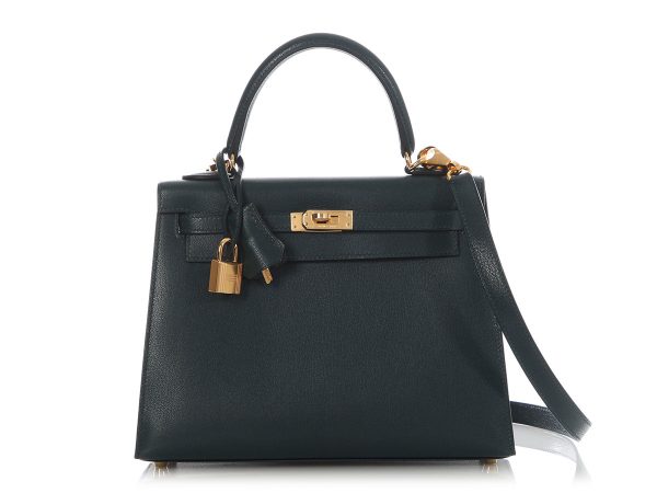 Hermès Vert Cypress Epsom Kelly 25