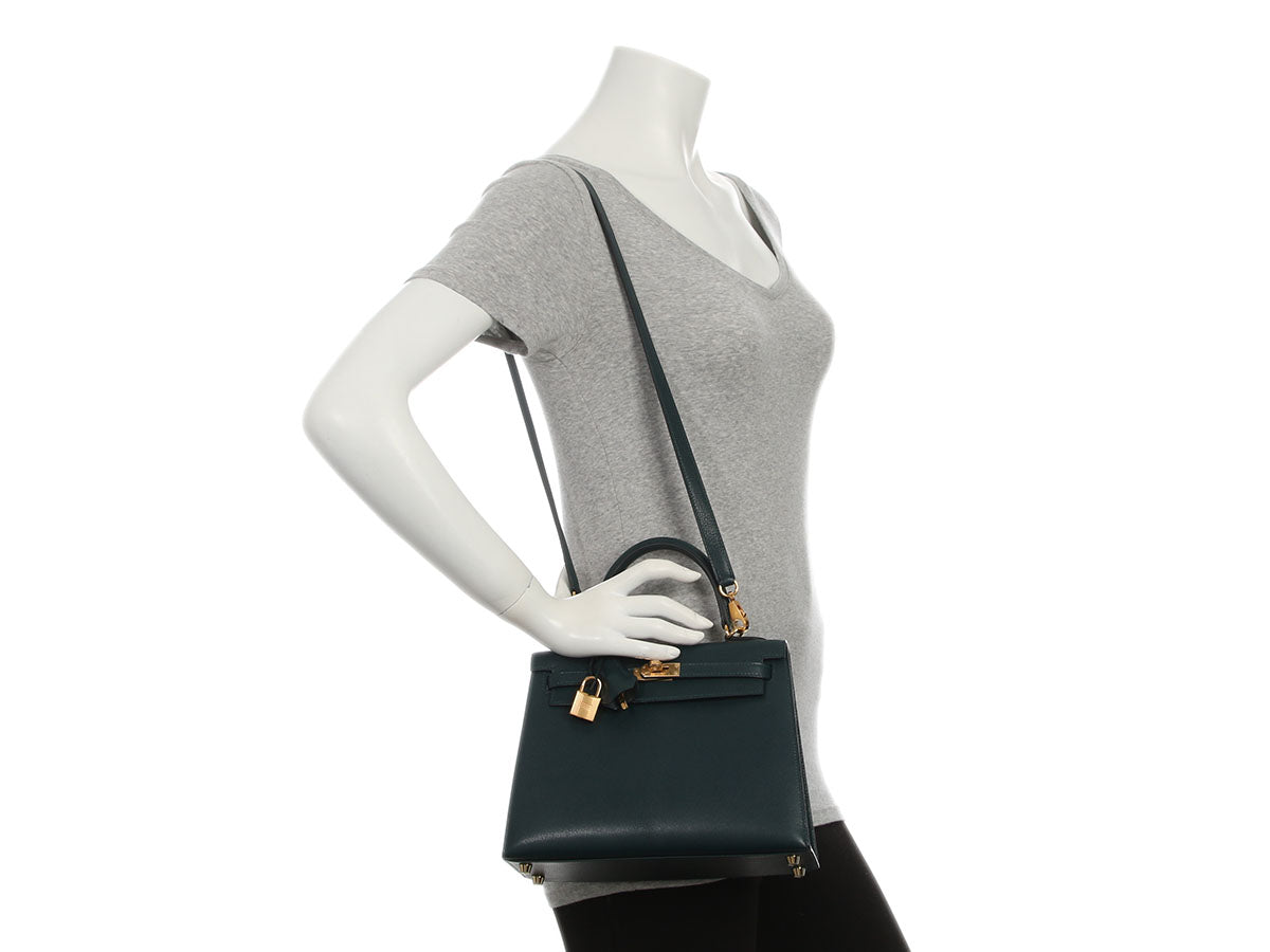 Hermès Vert Cypress Epsom Kelly 25 - Image 11