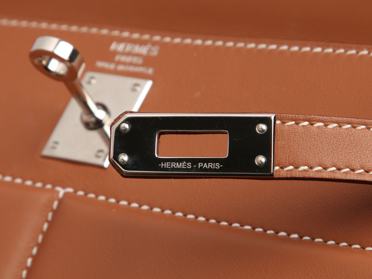 Hermès Gold Swift Padded Kelly 25 - Image 8