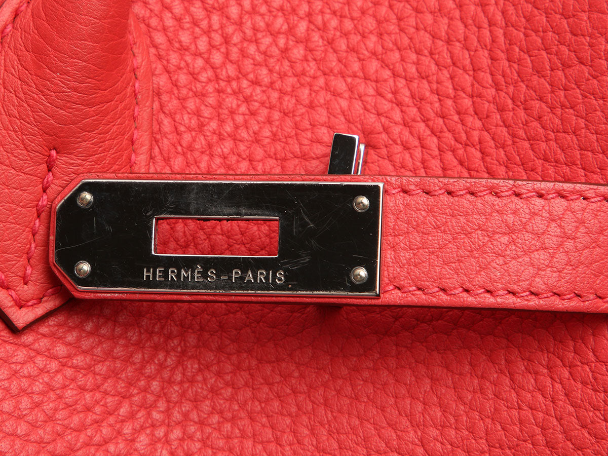 Hermès Rose Texas Togo Birkin 35 - Image 9