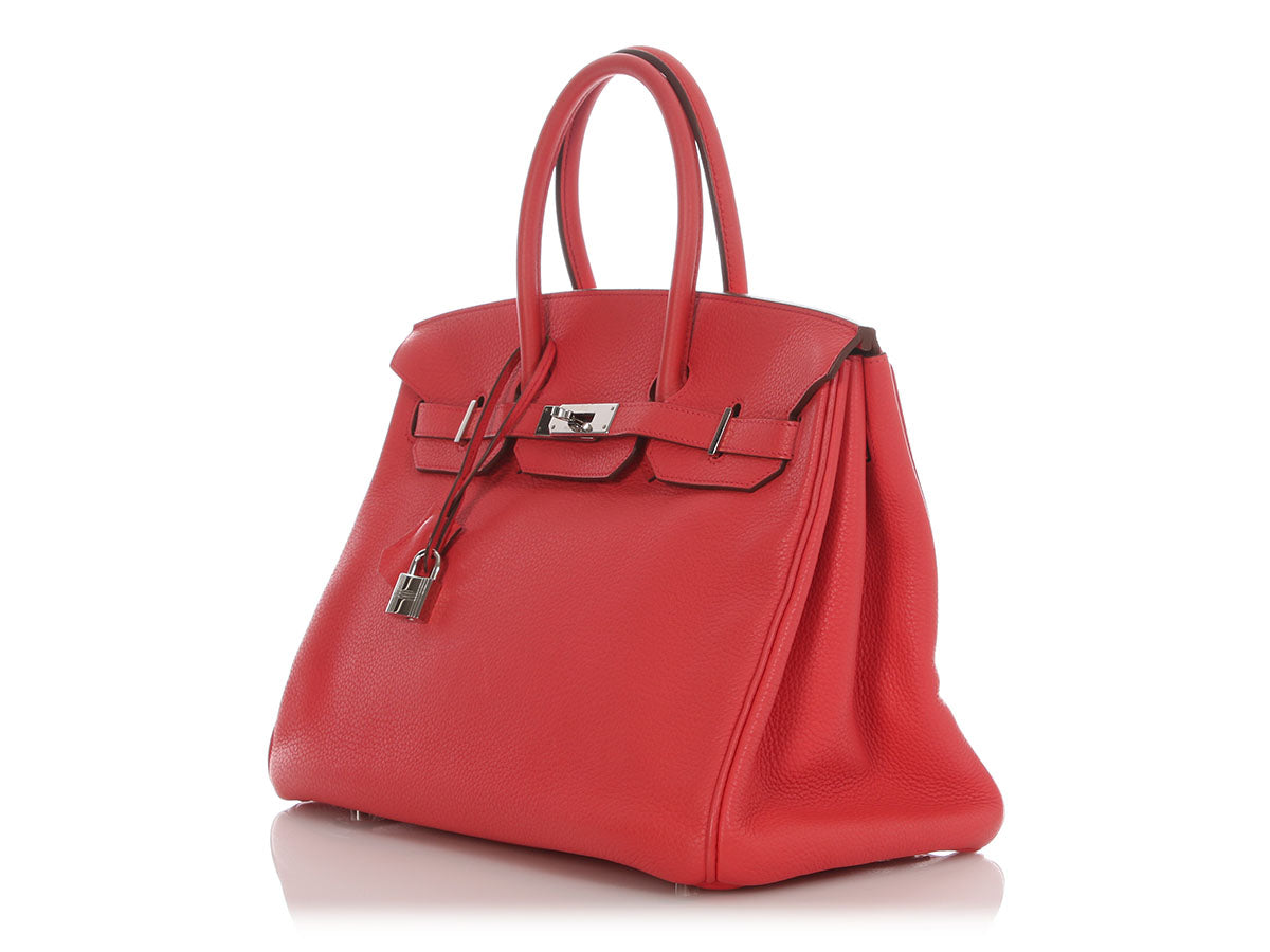 Hermès Rose Texas Togo Birkin 35 - Image 3