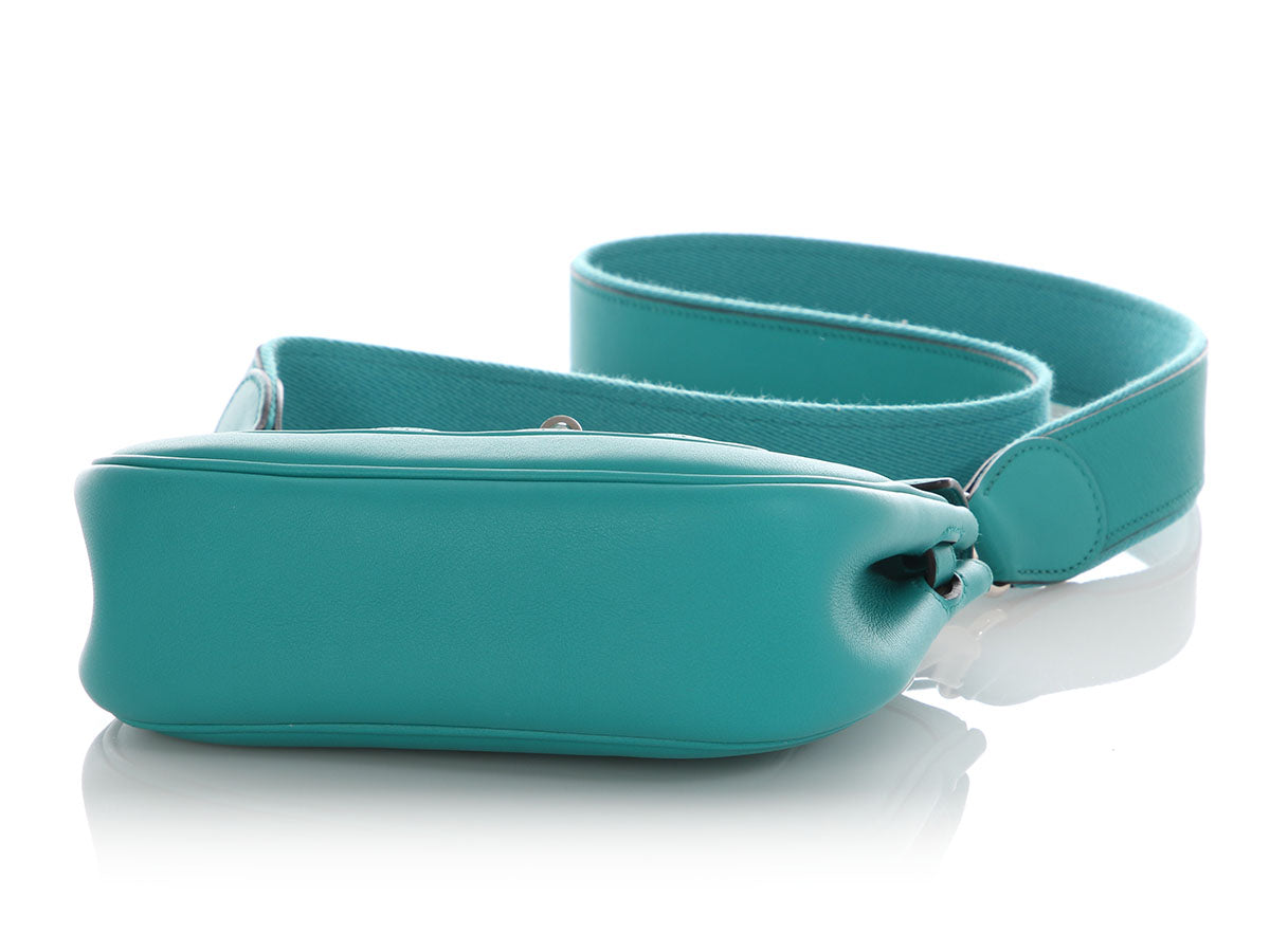 Hermès Mini Bleu Paon Swift Berline - Image 7