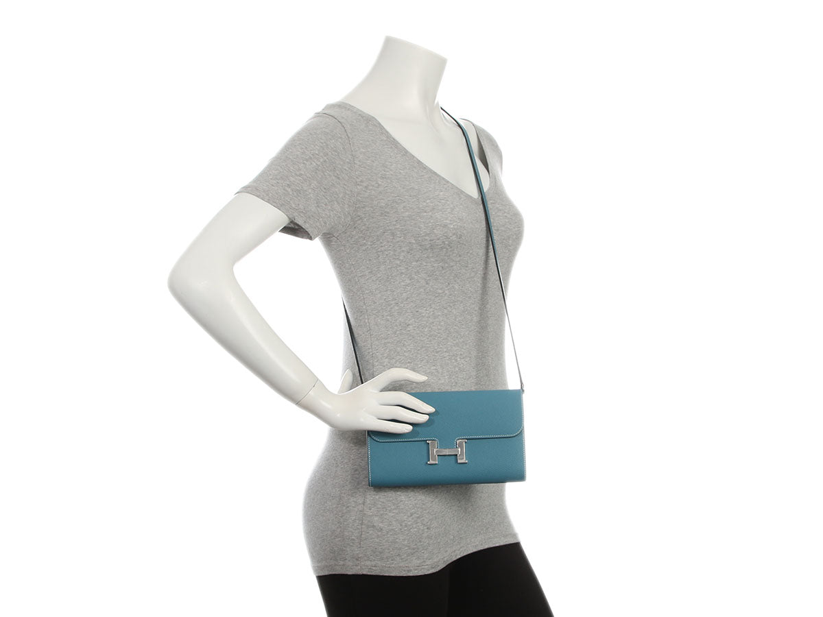 Hermès Bleu Jean Epsom Constance To Go - Image 10