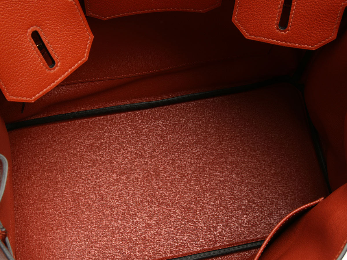 Hermès Cuivre Novillo Birkin 30 - Image 9