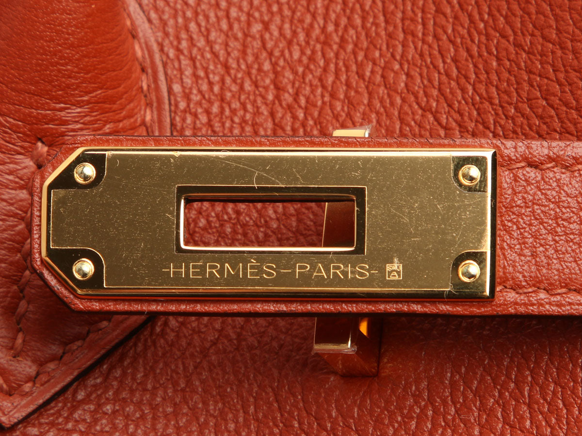 Hermès Cuivre Novillo Birkin 30 - Image 10