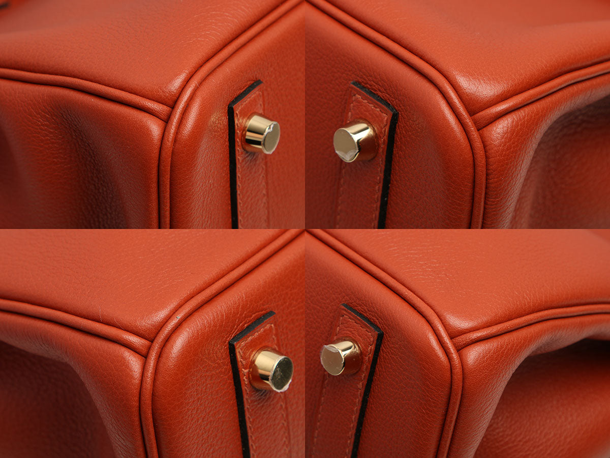 Hermès Cuivre Novillo Birkin 30 - Image 11