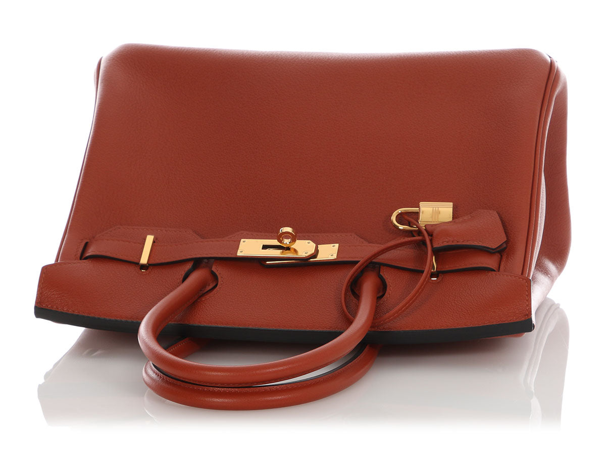 Hermès Cuivre Novillo Birkin 30 - Image 8