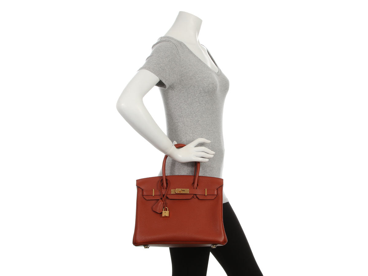 Hermès Cuivre Novillo Birkin 30 - Image 12