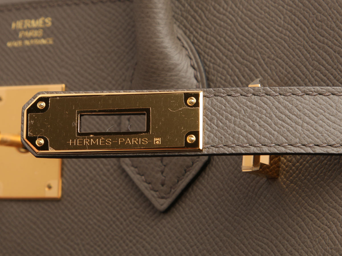 Hermès Etain Epsom Birkin 30 - Image 9
