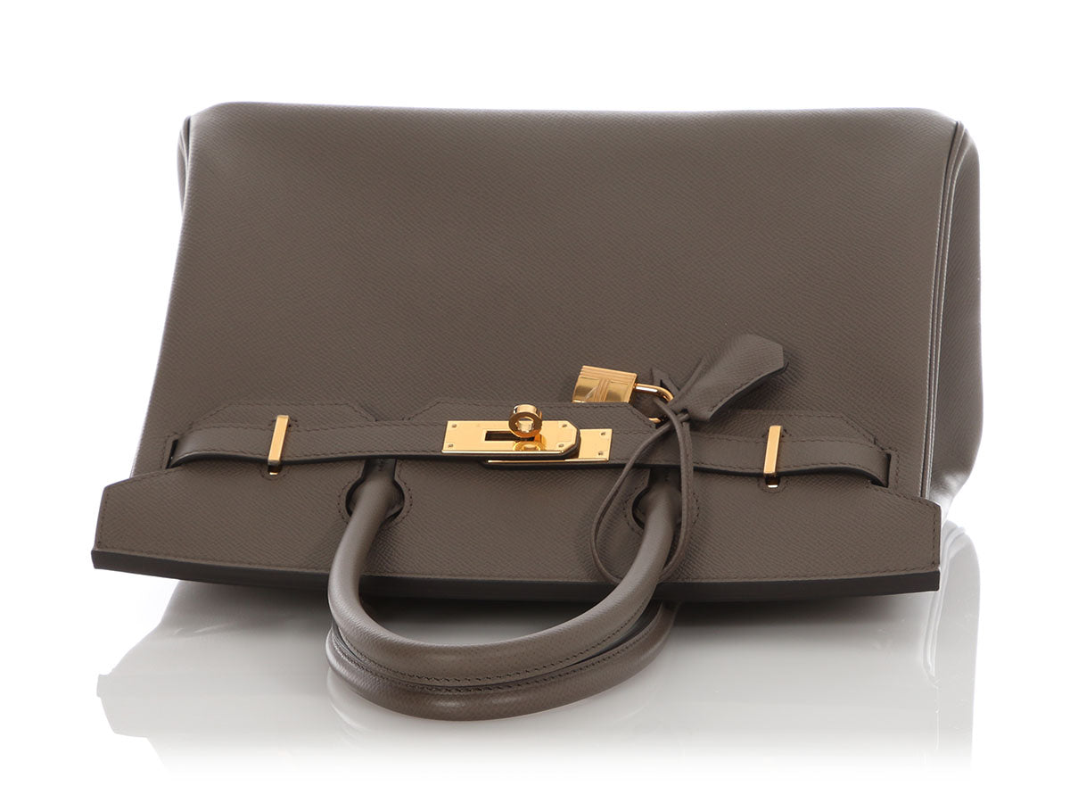 Hermès Etain Epsom Birkin 30 - Image 8