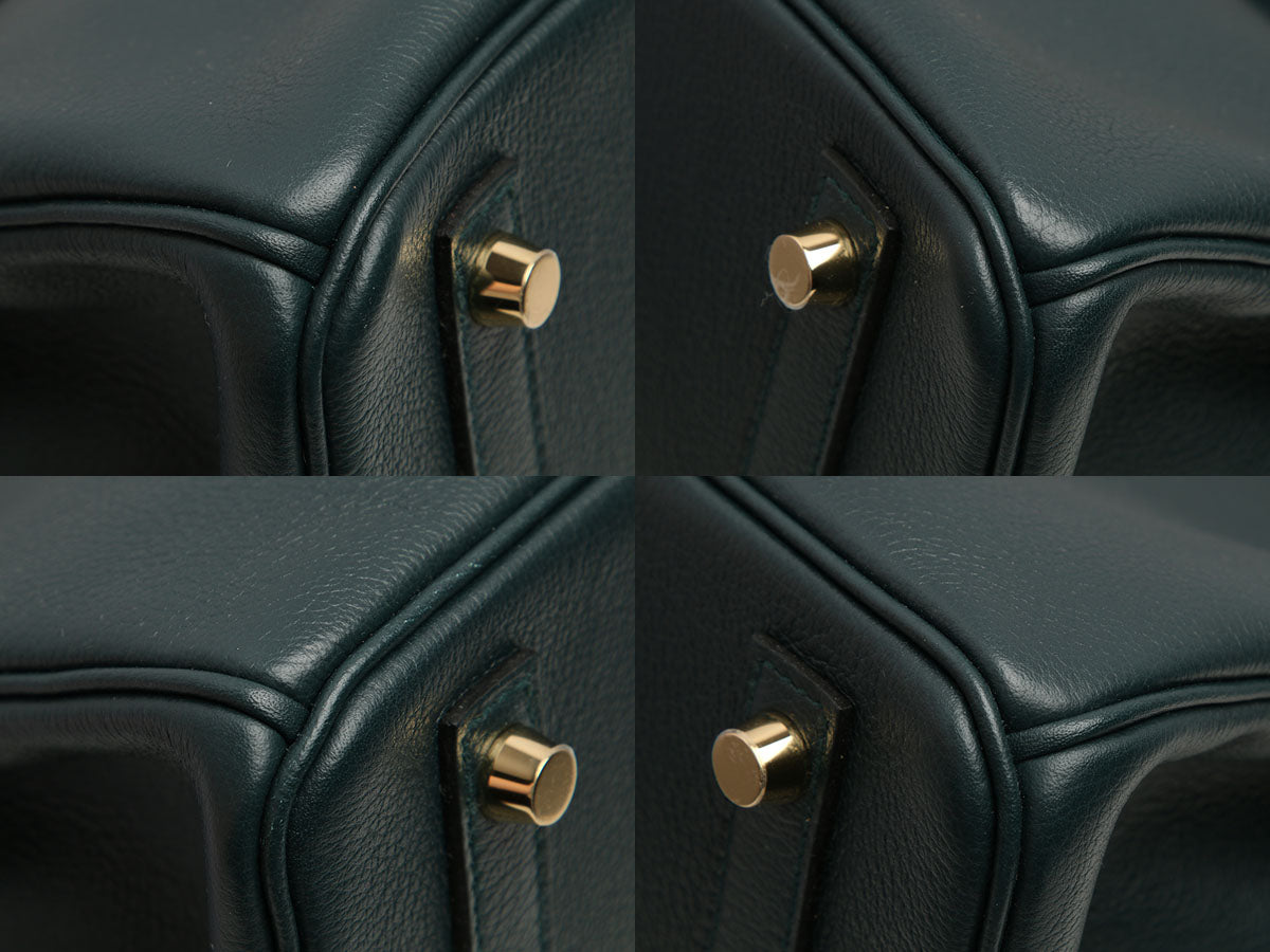 Hermès Vert Cypress Novillo Birkin 30 - Image 10