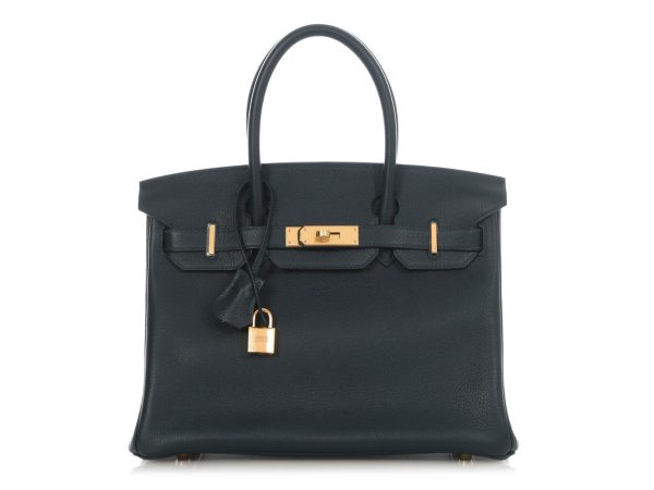 Hermès Vert Cypress Novillo Birkin 30