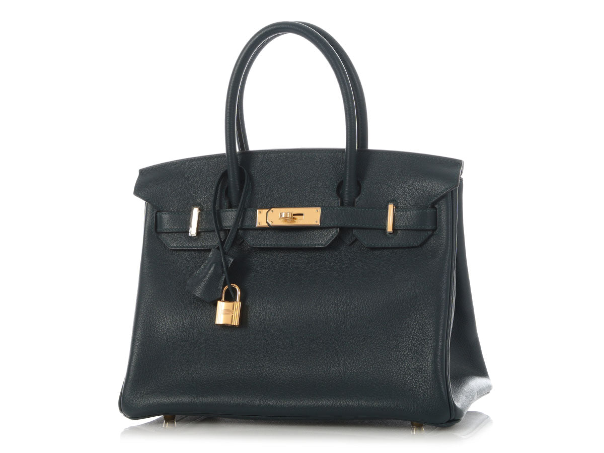 Hermès Vert Cypress Novillo Birkin 30 - Image 2