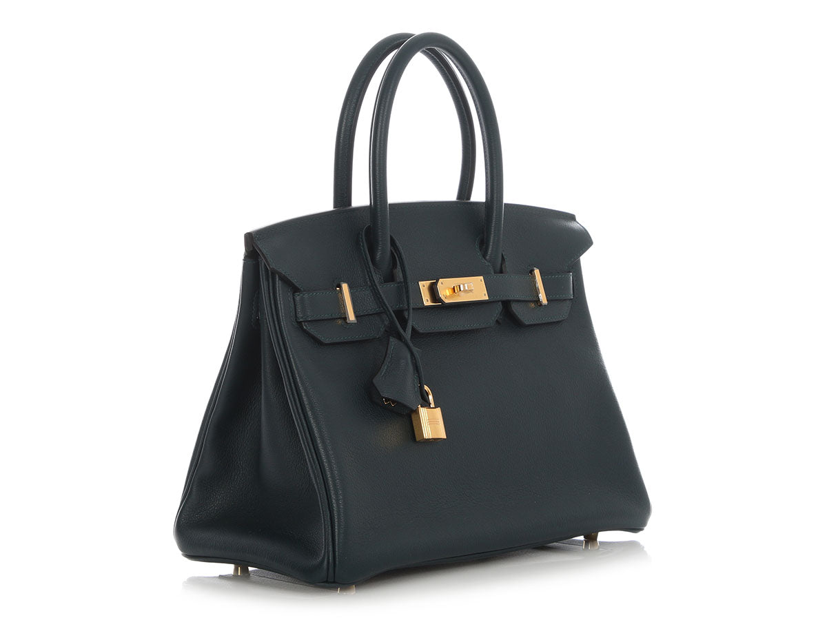 Hermès Vert Cypress Novillo Birkin 30 - Image 5