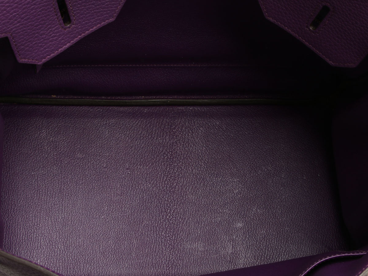 Hermès Ultraviolet Togo Birkin 35 - Image 10