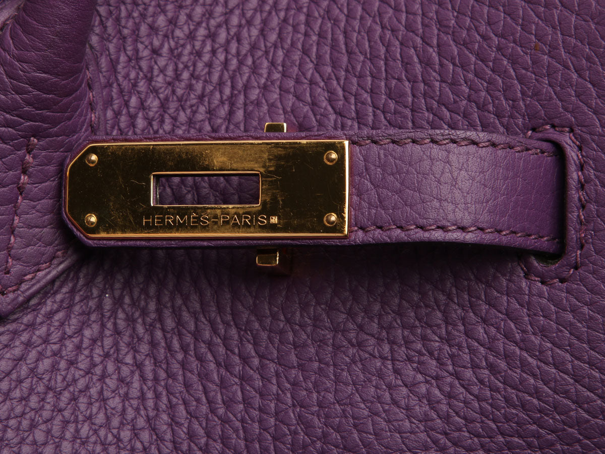 Hermès Ultraviolet Togo Birkin 35 - Image 9