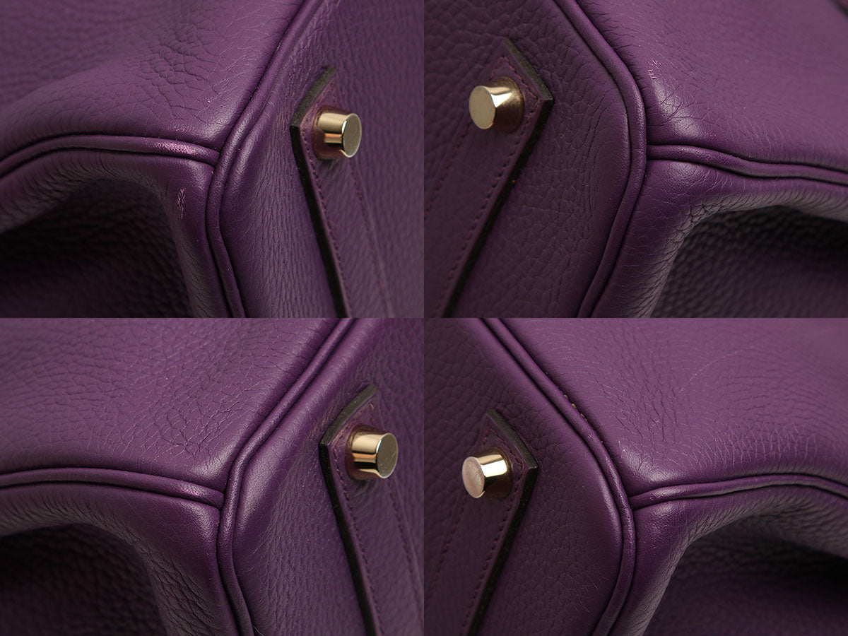 Hermès Ultraviolet Togo Birkin 35 - Image 8