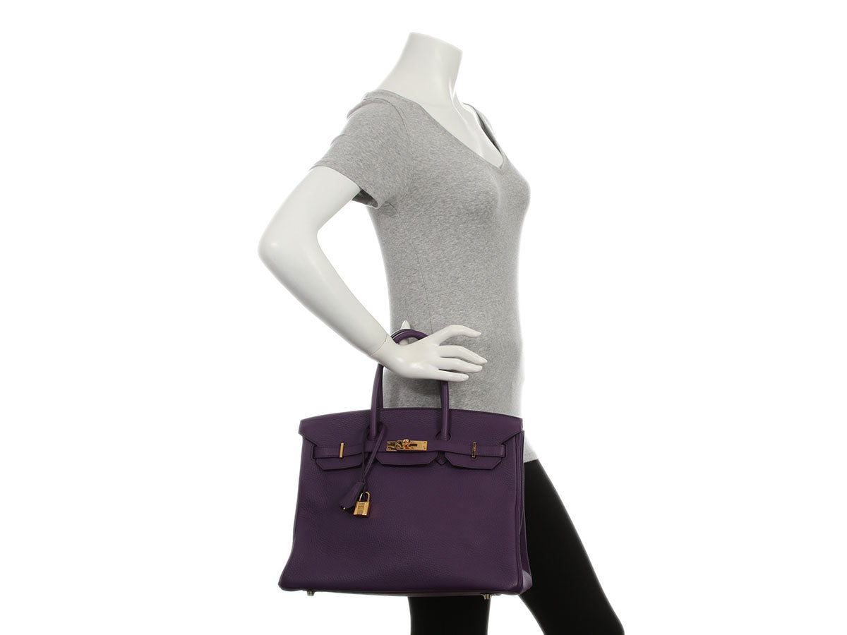 Hermès Ultraviolet Togo Birkin 35 - Image 11