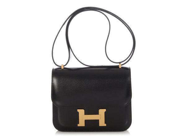 Hermès Black Box Calfskin Constance Mirror 18