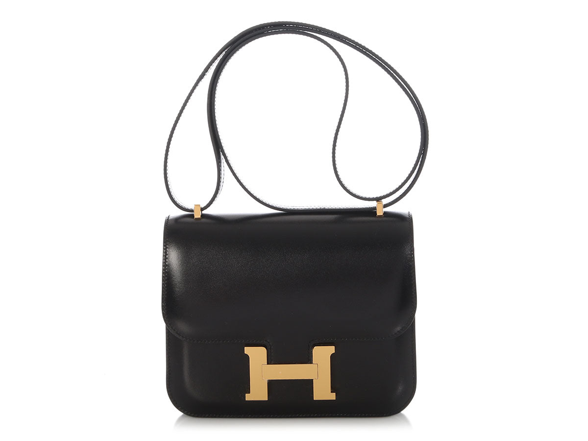 Hermès Black Box Calfskin Constance Mirror 18