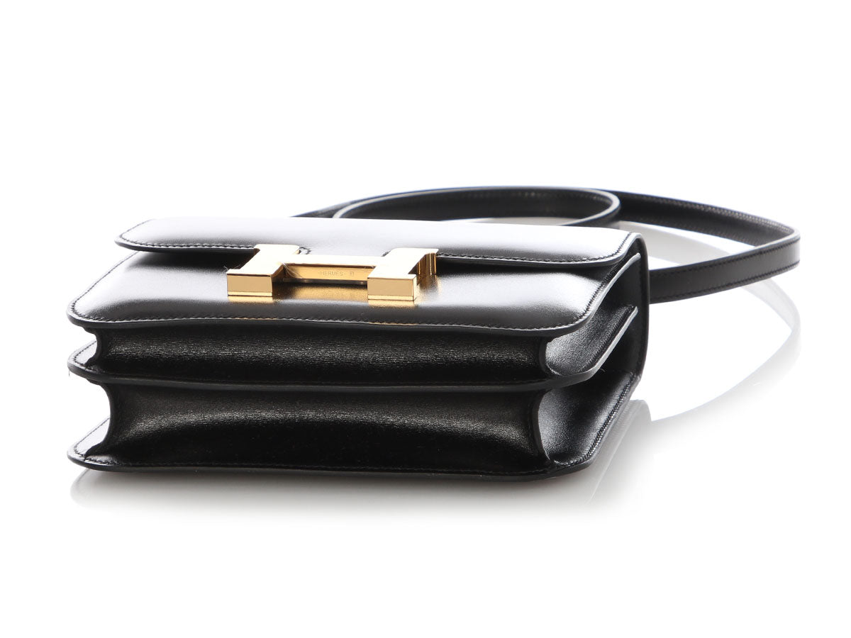 Hermès Black Box Calfskin Constance Mirror 18 - Image 6
