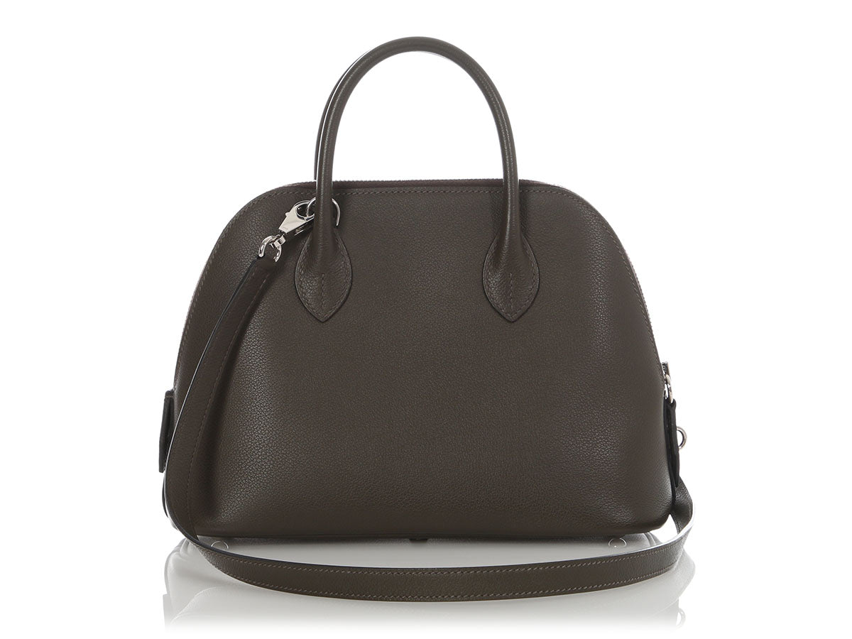 Hermès Vert de Gris Evercolor Bolide 1923 25 - Image 4