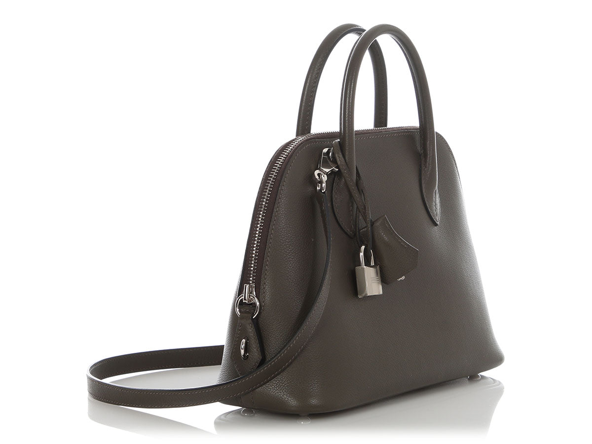 Hermès Vert de Gris Evercolor Bolide 1923 25 - Image 5