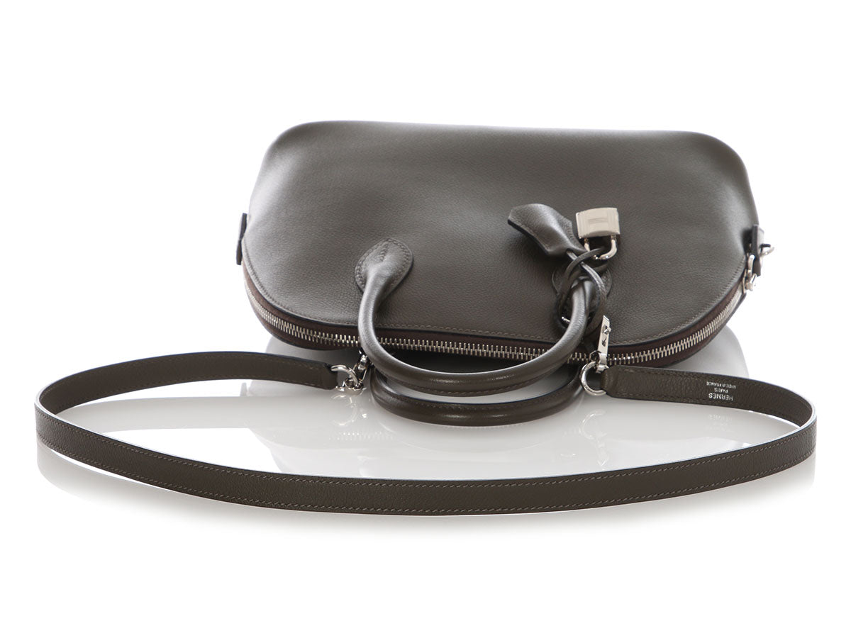 Hermès Vert de Gris Evercolor Bolide 1923 25 - Image 7