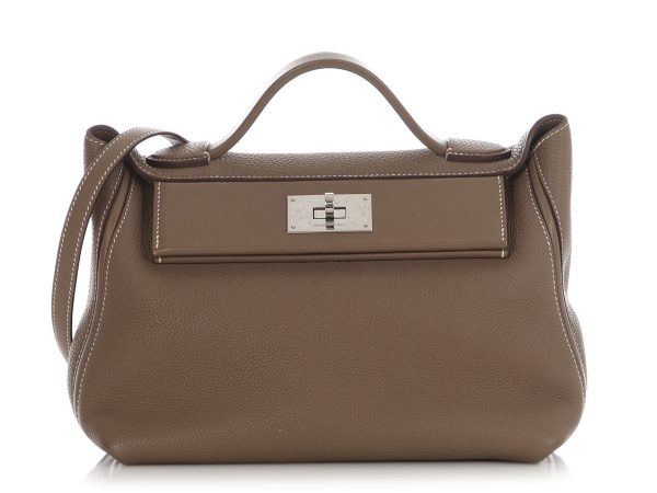 Hermès Etoupe Togo and Swift 24/24 29