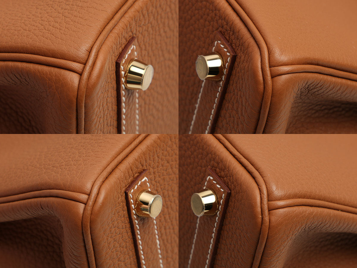 Hermès Gold Togo Birkin 25 - Image 10