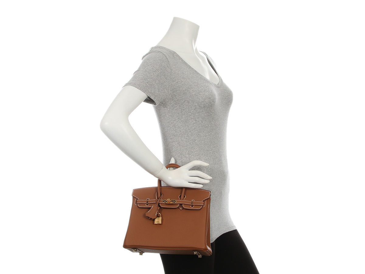 Hermès Gold Togo Birkin 25 - Image 12