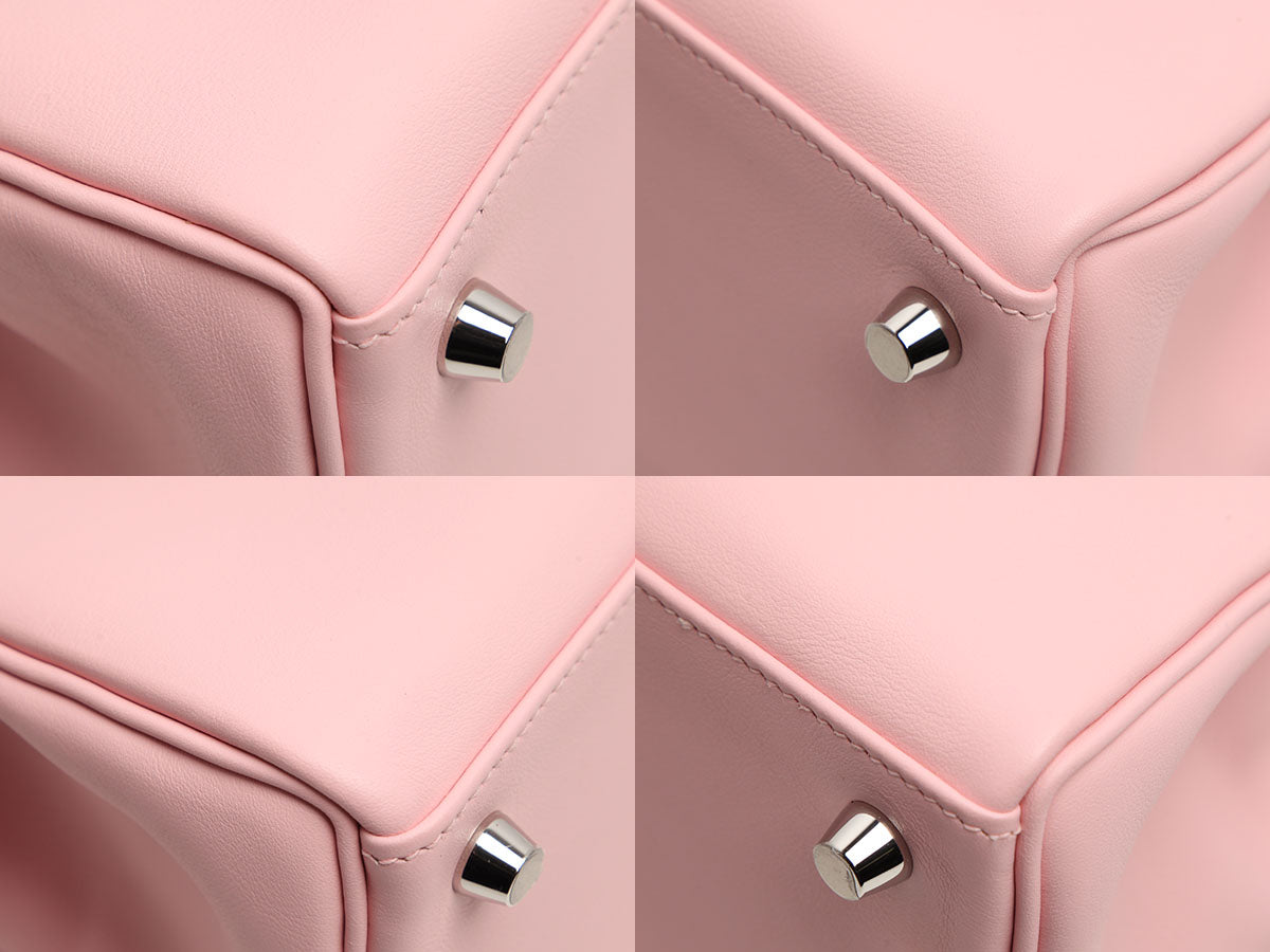 Hermès Rose Sakura Swift Kelly 25 - Image 10