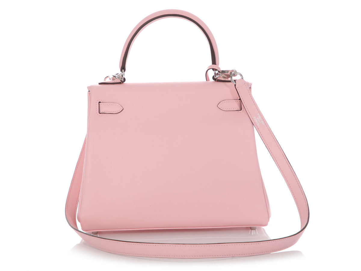 Hermès Rose Sakura Swift Kelly 25 - Image 4