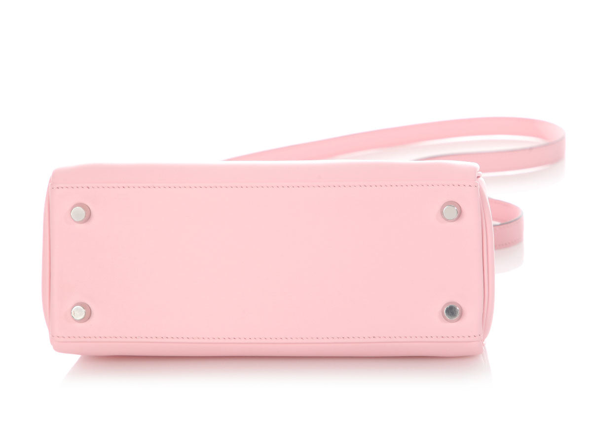Hermès Rose Sakura Swift Kelly 25 - Image 7