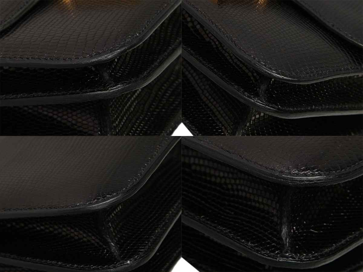 Hermès Black Lizard Constance 18 - Image 9
