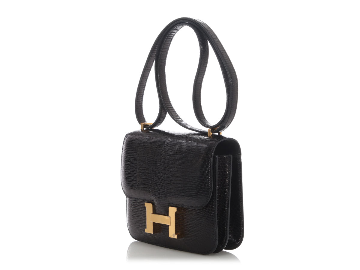 Hermès Black Lizard Constance 18 - Image 3