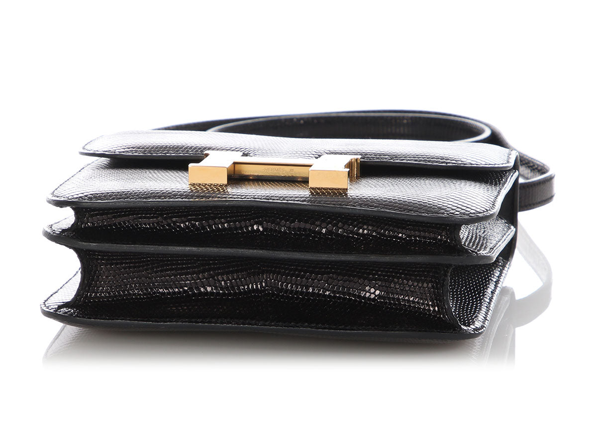 Hermès Black Lizard Constance 18 - Image 6