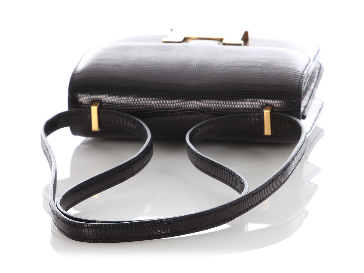 Hermès Black Lizard Constance 18 - Image 7