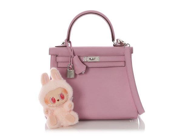 Hermès Mauve Sylvestre Swift Kelly 25