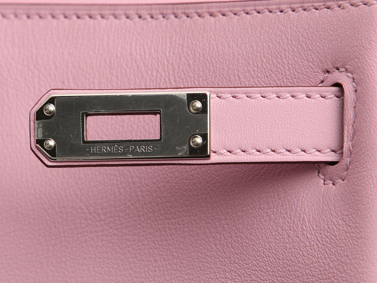 Hermès Mauve Sylvestre Swift Kelly 25 - Image 10