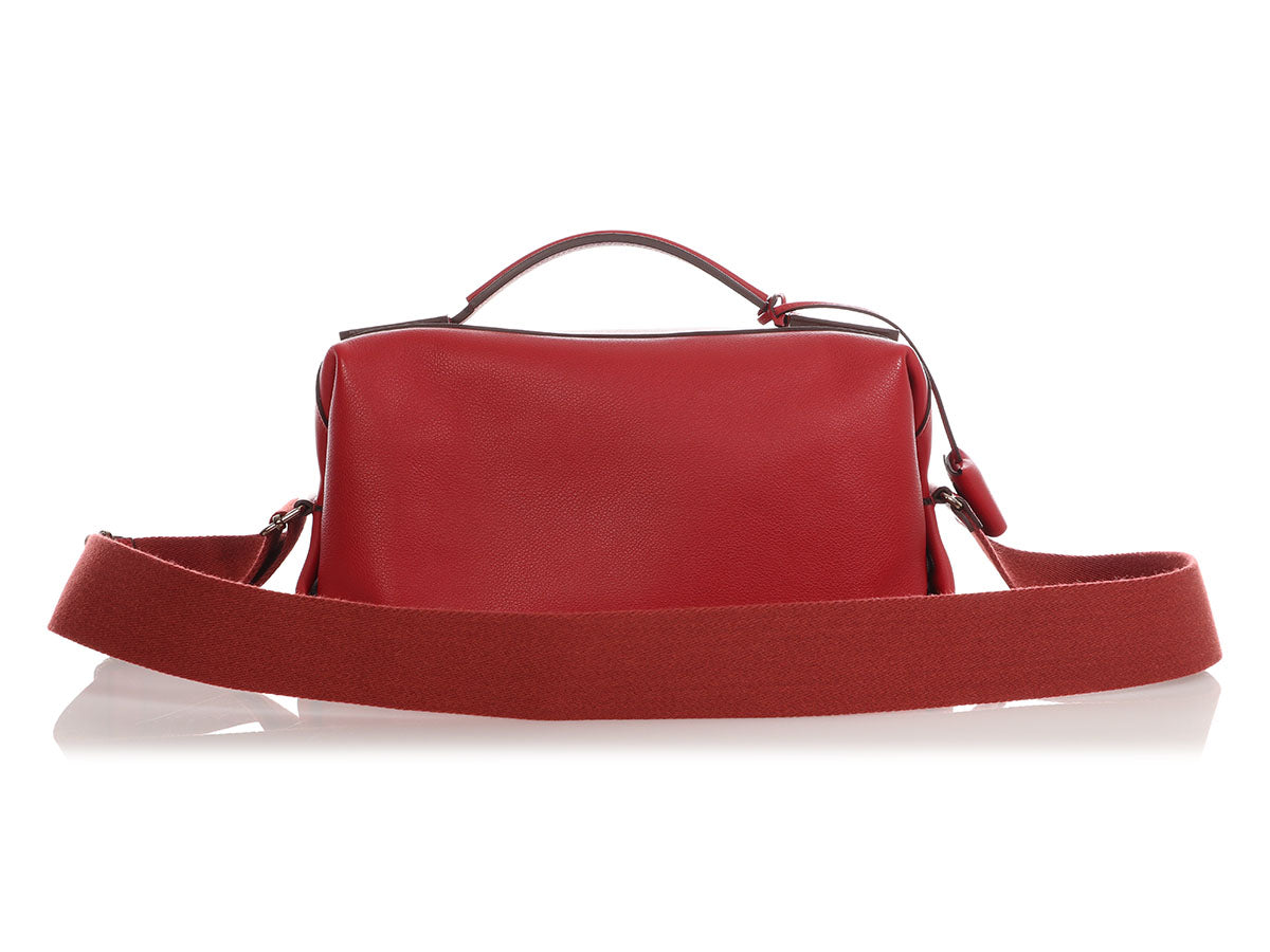 Hermès Rouge Casaque Evercolor Emile Bag - Image 4