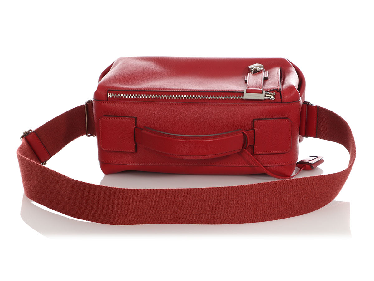 Hermès Rouge Casaque Evercolor Emile Bag - Image 7