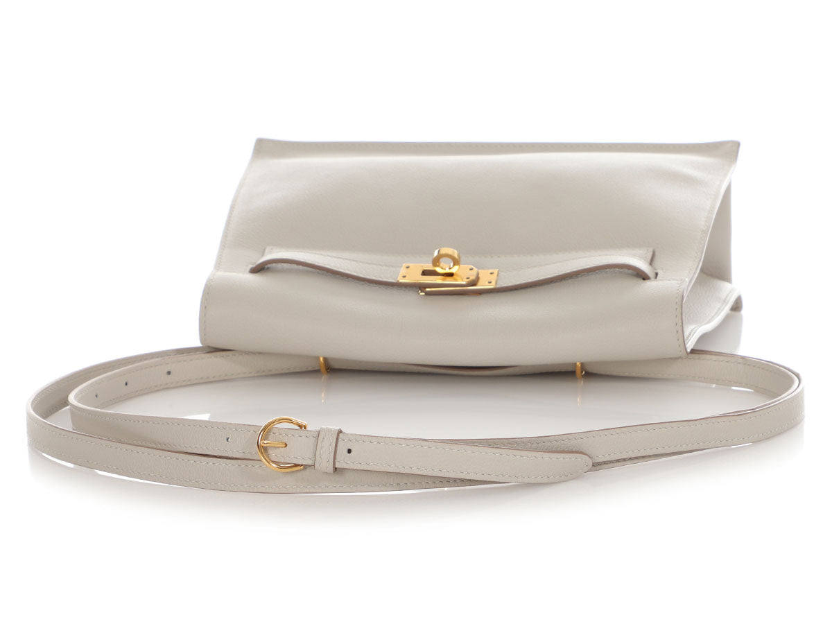 Hermès Gris Perle Evercolor Kelly Danse II - Image 7