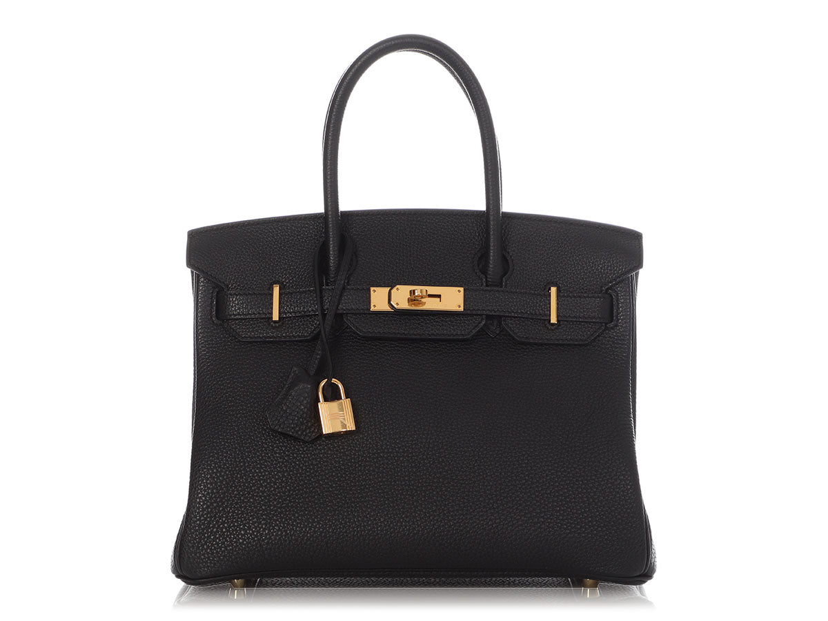 Hermès Black Togo Birkin 30 - Image 2