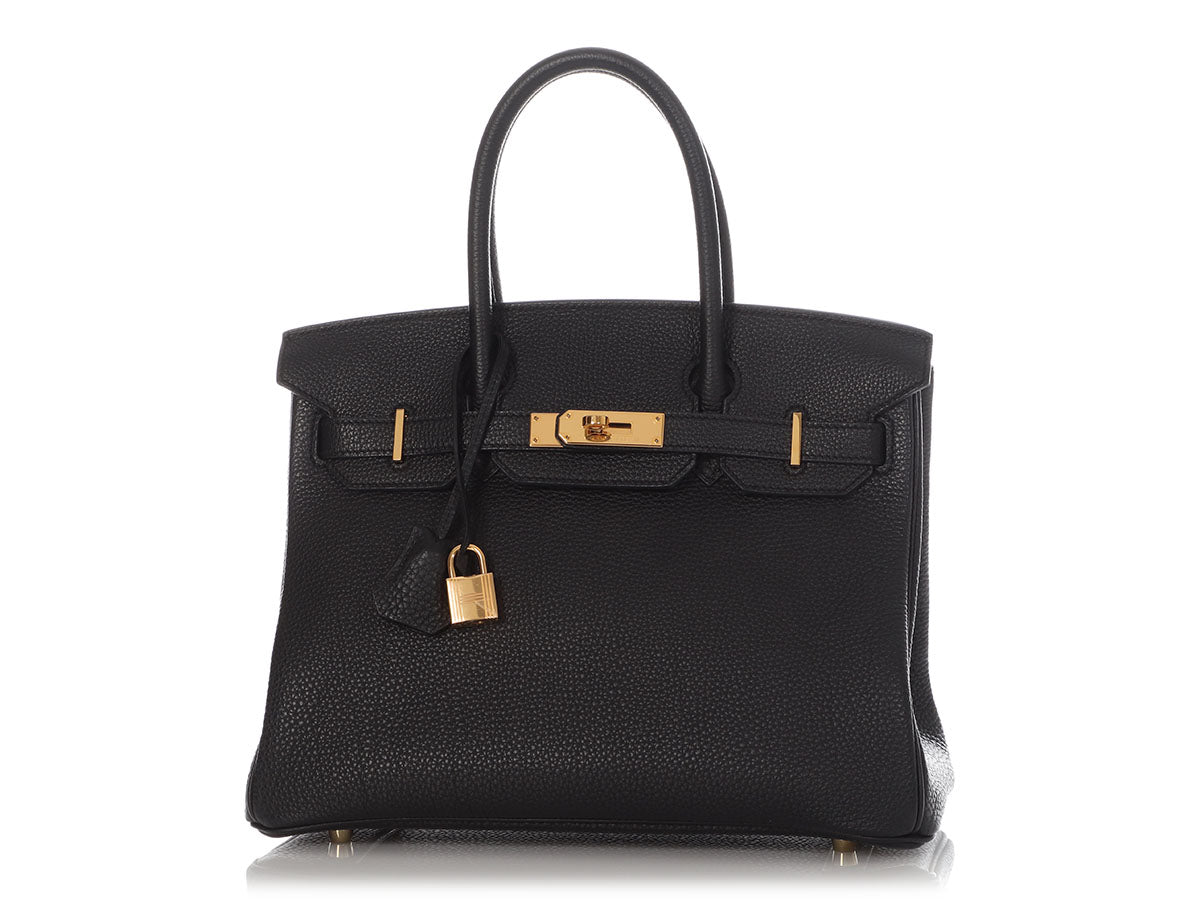Hermès Black Togo Birkin 30 - Image 3