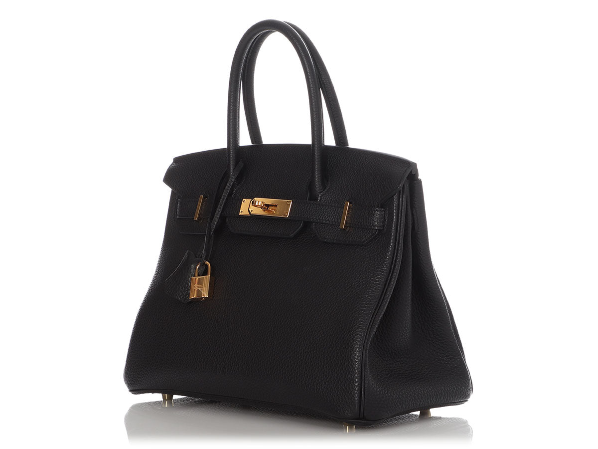 Hermès Black Togo Birkin 30 - Image 4